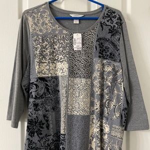 3/4 Length sleeve pull on top from Cu Banks